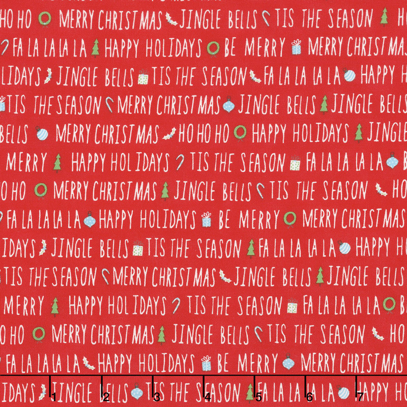 The North Pole - Holiday Cheer Berry Yardage