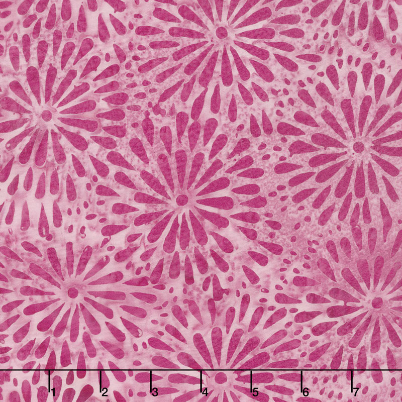 Caribbean Breeze Batiks - Mum Bubblegum Yardage