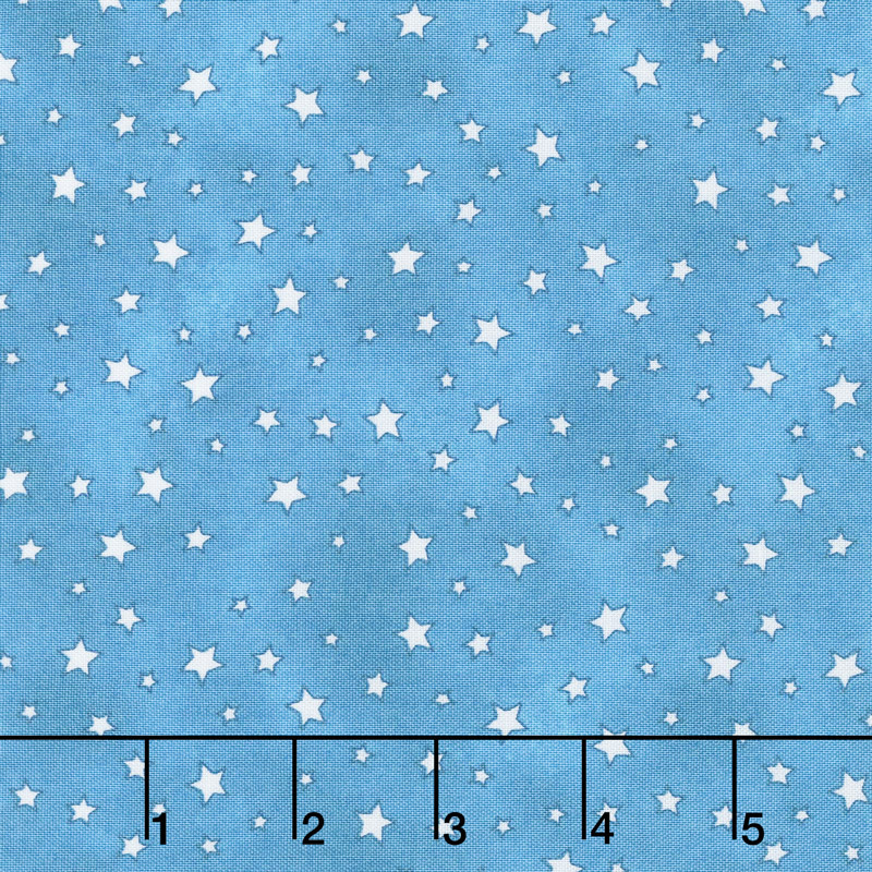 Back Porch Celebration - Stars Blue Yardage