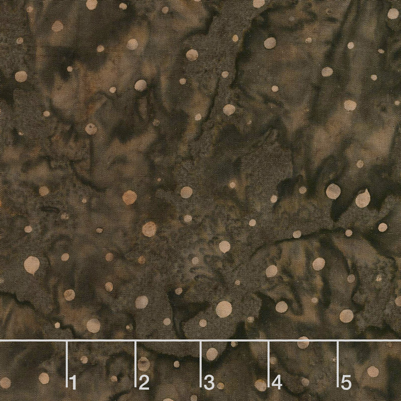 Tonga Batiks - Skyview Polka Dots Coffee Yardage