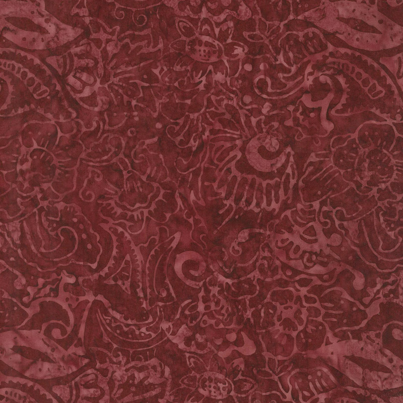 Tonga Batiks - Nutmeg Imperial Burgundy Yardage