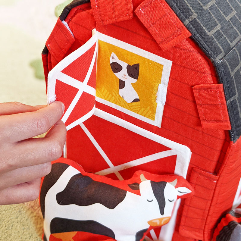 On the Farm Barn Cut and Sew Digitally Printed Panel Stacy I...