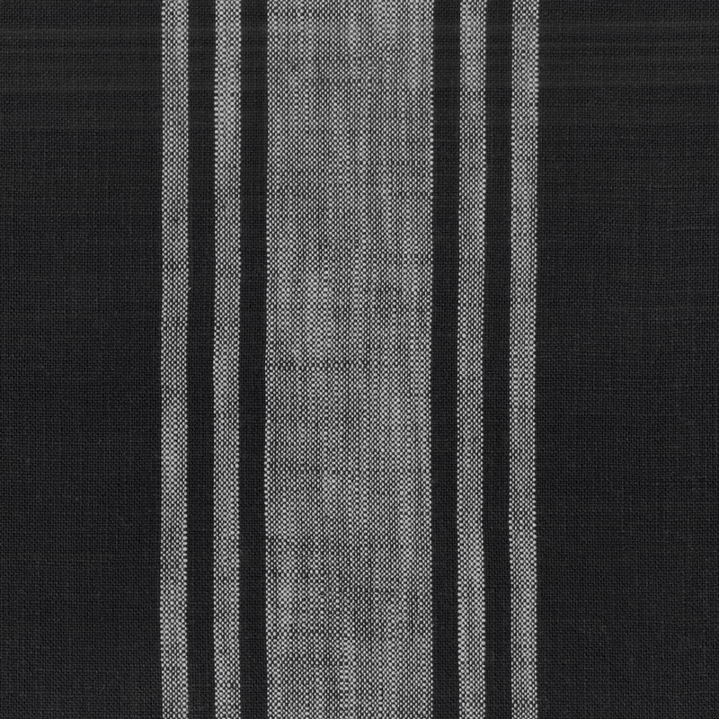 Urban Cottage - Wovens Center Stripe Black Grey 16