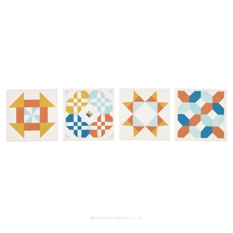 Missouri Star Patchwork Design Coaster Set