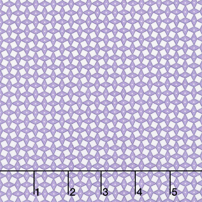 Lottie Ruth - Diamonds Purple Yardage