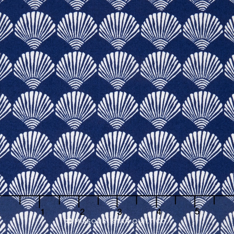Tide Pool - Scallop Shells Royal Yardage