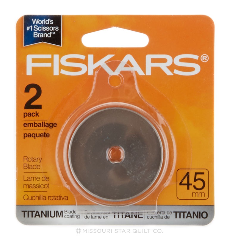 Fiskars 45mm Titanium Coated Replacement Rotary Blade 2 ct. Fis...