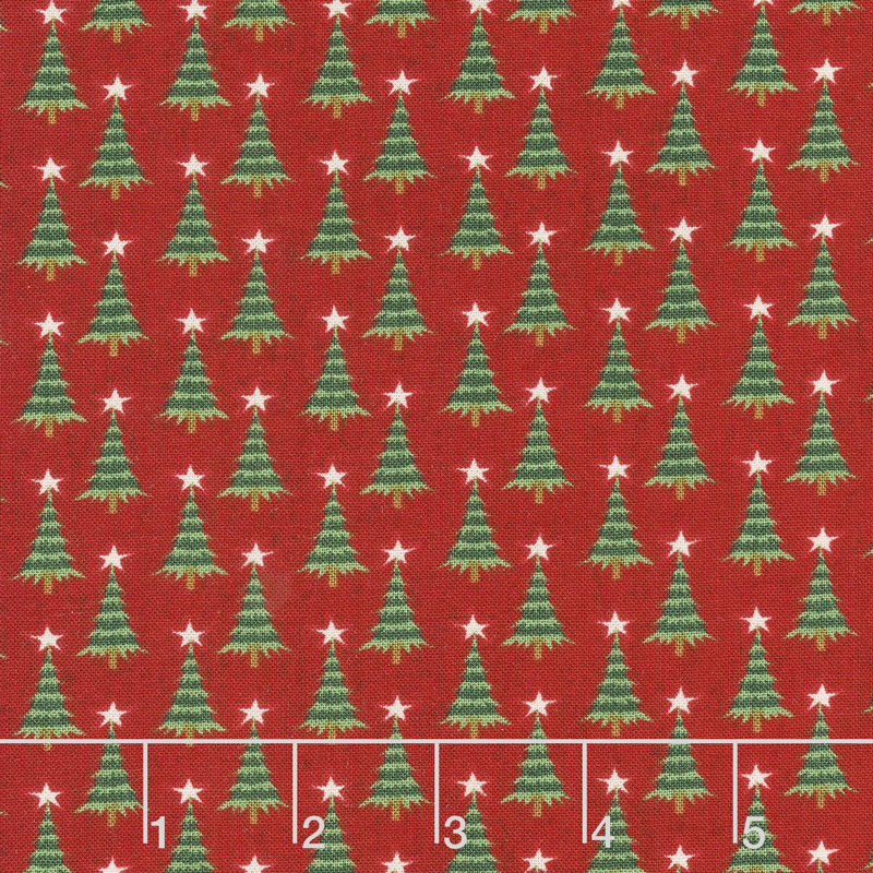 Kringle and Claus - Pine Valley Berry Yardage
