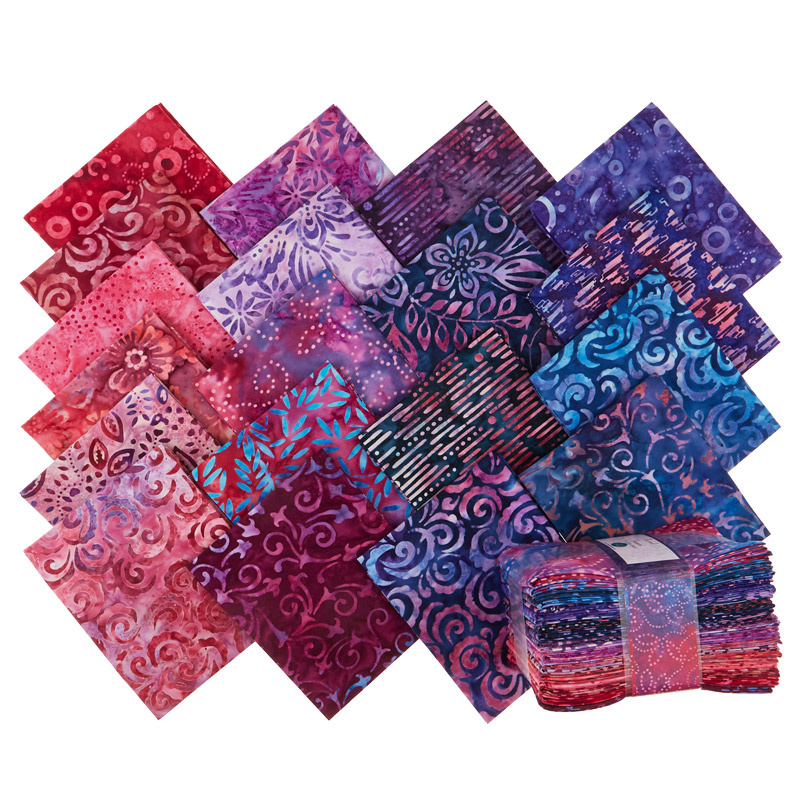 Berried Treasure Batiks Fat Quarter Jewels