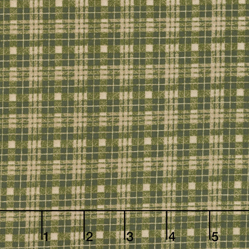 Moose Lake - Plaid Dark Green Yardage