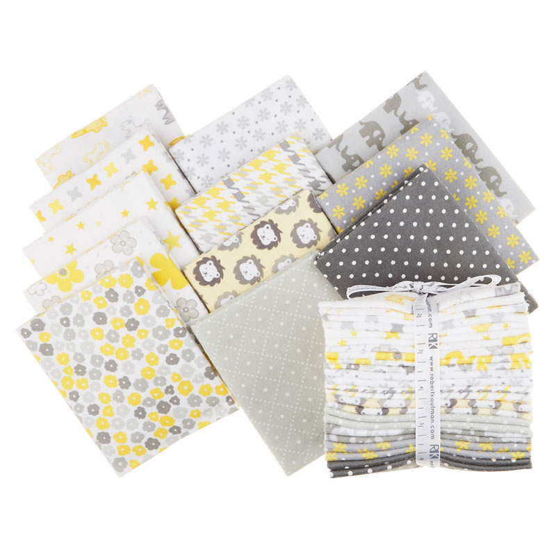Cozy Cotton Flannels - Yellow Fat Quarter Bundle