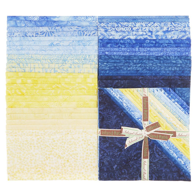 French Blue Batiks Stacks