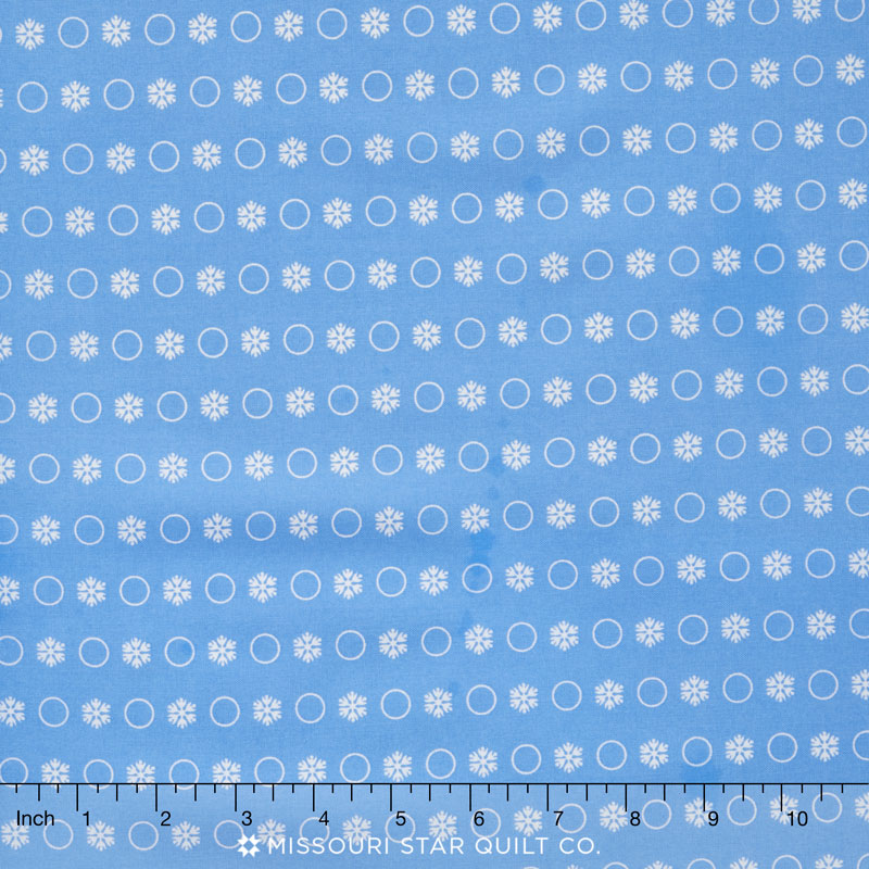 Snow Days - Circle Flakes Powder Yardage