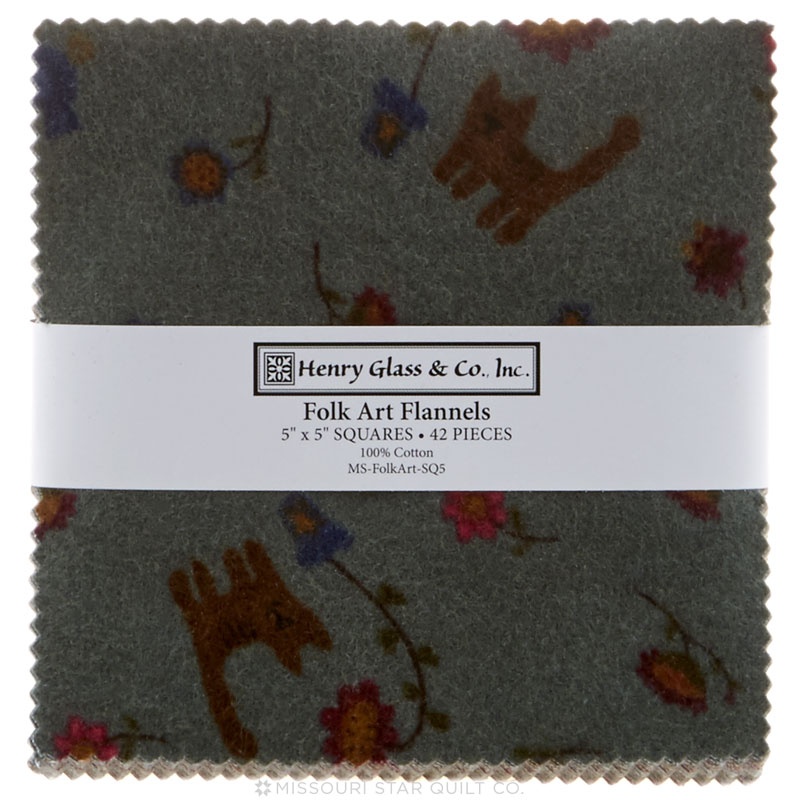 Folk Art Flannels Charm Pack