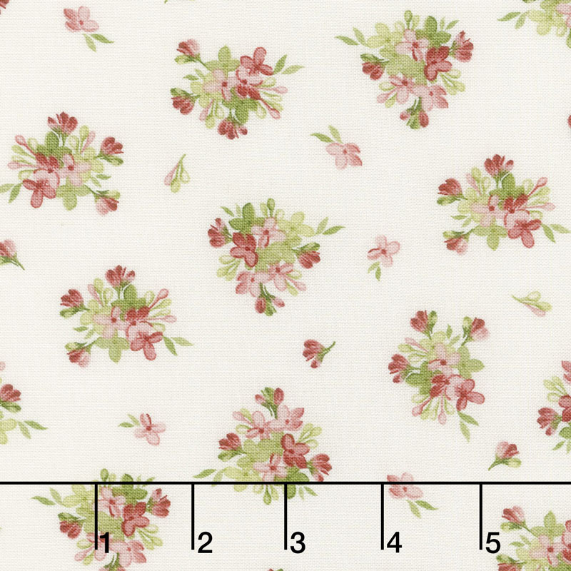 Sensibility - Tiny Bouquets Natural Yardage