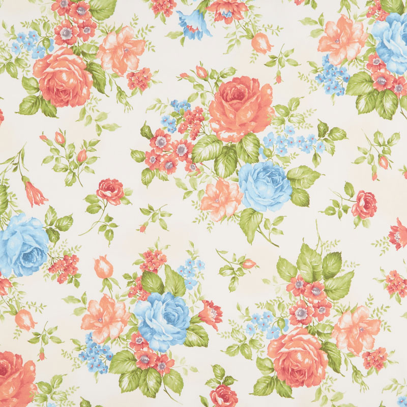 Cassandra - Flowers Cream Yardage