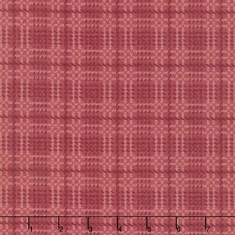 Wool & Needle Flannels VI - Bold Plaid Petunia Yardage