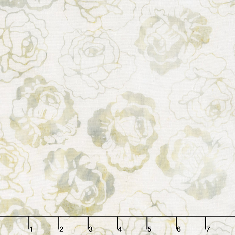 Whisper Batiks 2 - Roses Whisper Yardage