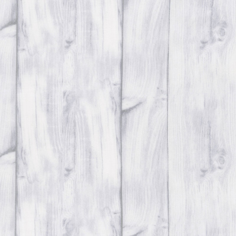 A Day at the Lake - Wood Texture Light Gray Yardage
