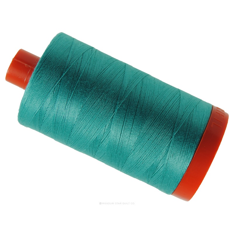 Aurifil 50 WT 100% Cotton Mako Large Spool Thread - Light Jade