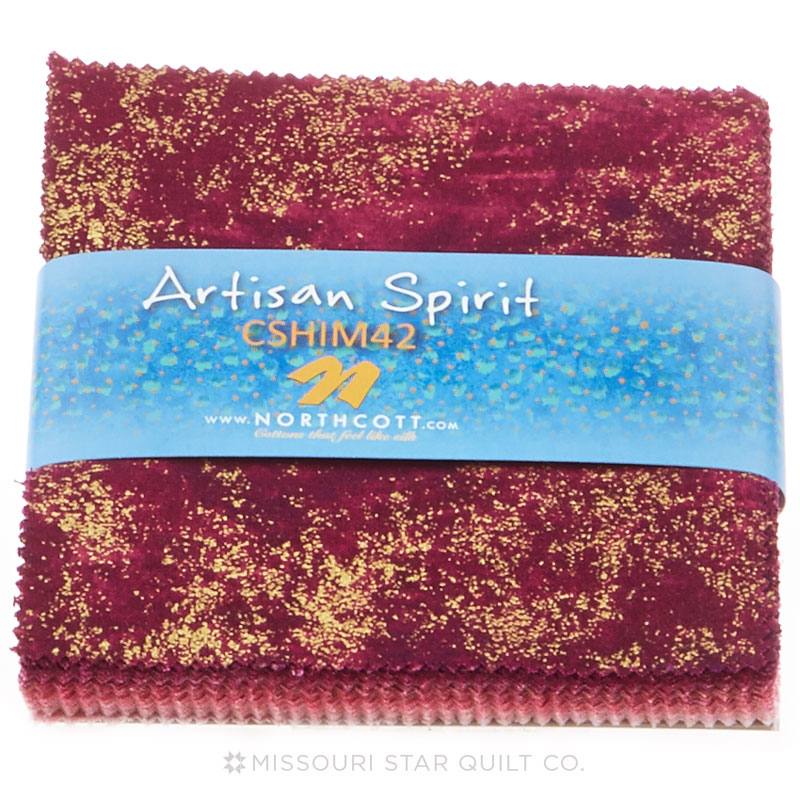 Artisan Spirit - Shimmer Hibiscus Metallic Charm Pack