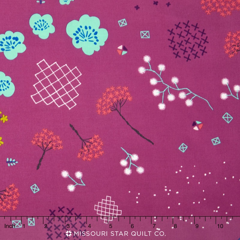 Mochi - Mochifloral Orchid Yardage