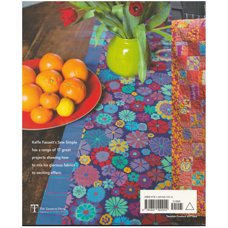 Kaffe Fassett's Sew Simple Quilts & Patchworks Book Kaffe Fasse...