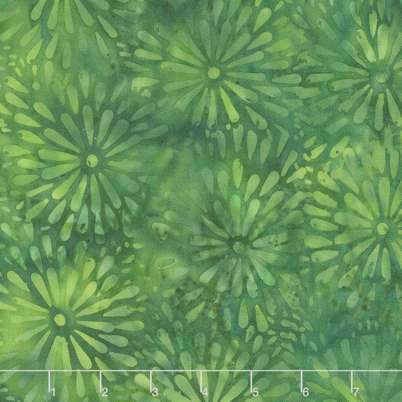 Fairy Slipper Batiks - Mum Lemon Lime Yardage