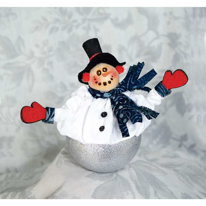 Joyful Snowman Ice Cream Shot® Ornament Kit