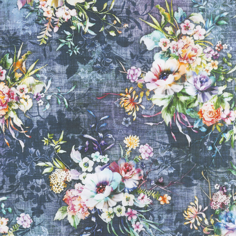 Fleur Couture - Boutique Blooms Vintage Digitally Printed Yardage