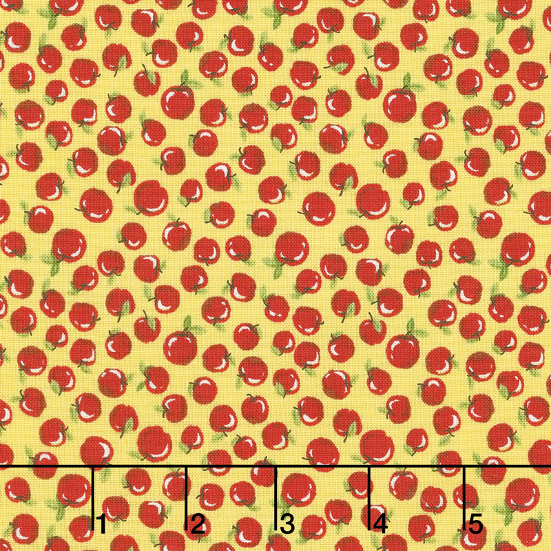 Little Red Riding Hood - Apples Yellow Yardage
