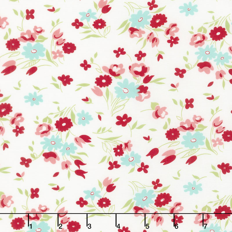 Little Snippets - Fresh Cut Cream Yardage