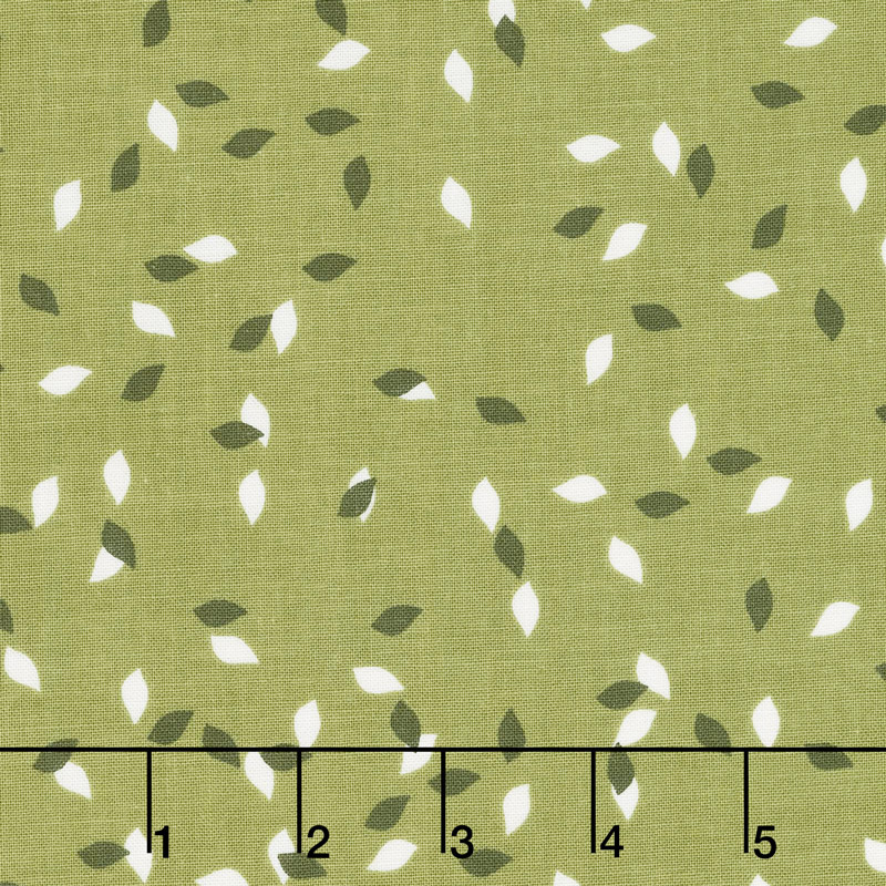 Summer Blush - Leaf Green Yardage