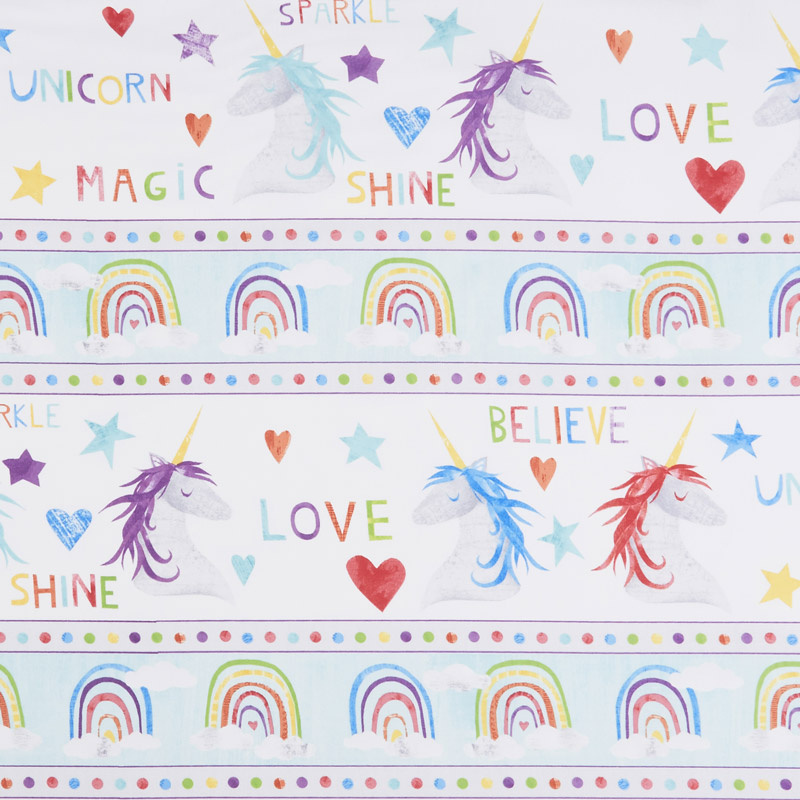 Sparkle Magic Shine - Repeating Stripe Multi Yardage