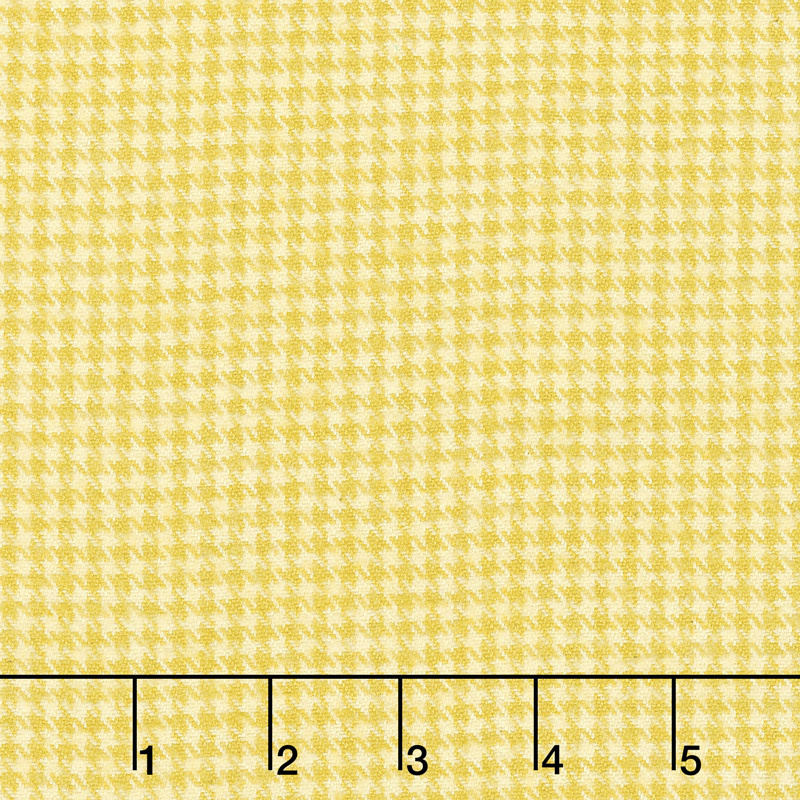Primo Plaid - Yellow Mini Check Flannel Yardage