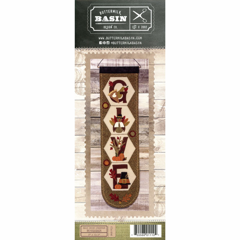 Hexie Door Greeter Pattern - November