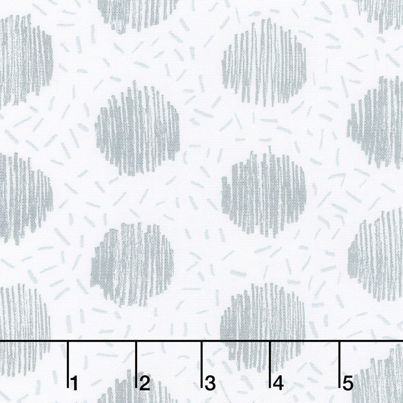 Homeward - Chicken Scratch Light Grey Yardage