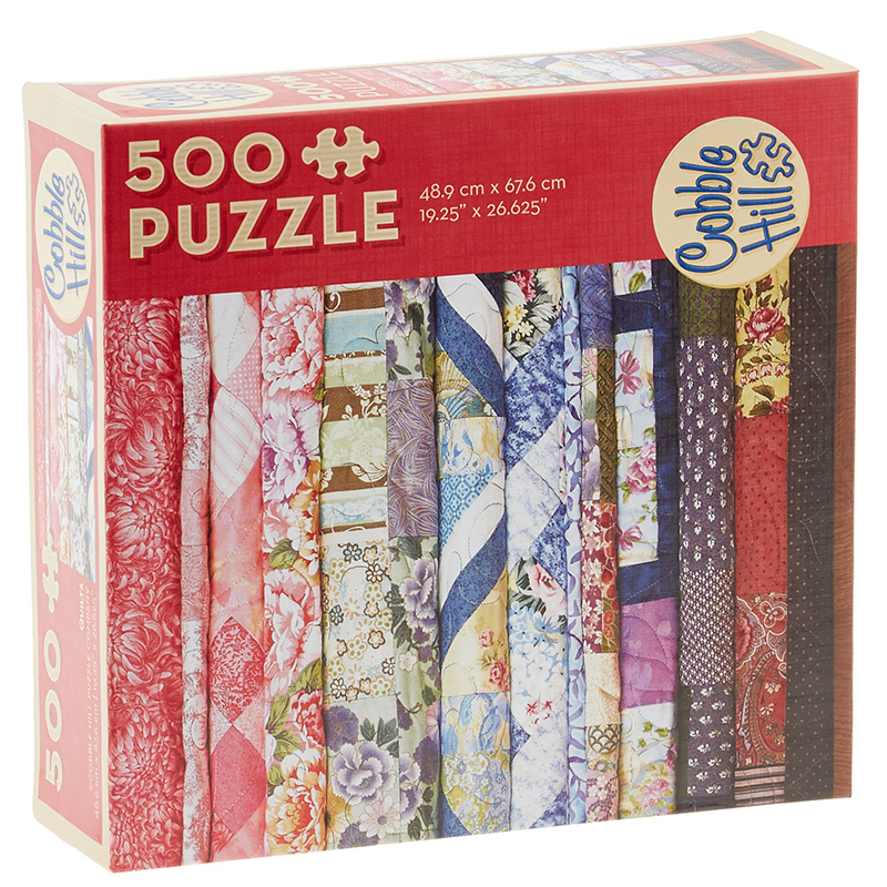 Quilts Puzzle Cobble Hill Puzzles Outset Media Games