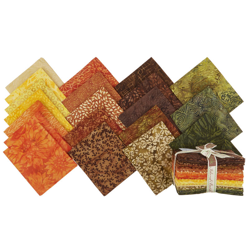 Autumn Harvest Batiks Fat Quarter Bundle