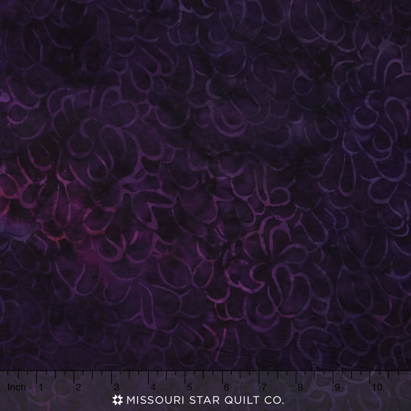 Malam Batiks IV - Water Boxwood Eggplant Yardage