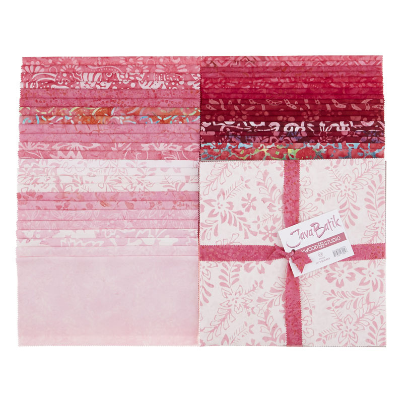 Java Batiks Favorites Pinks 10
