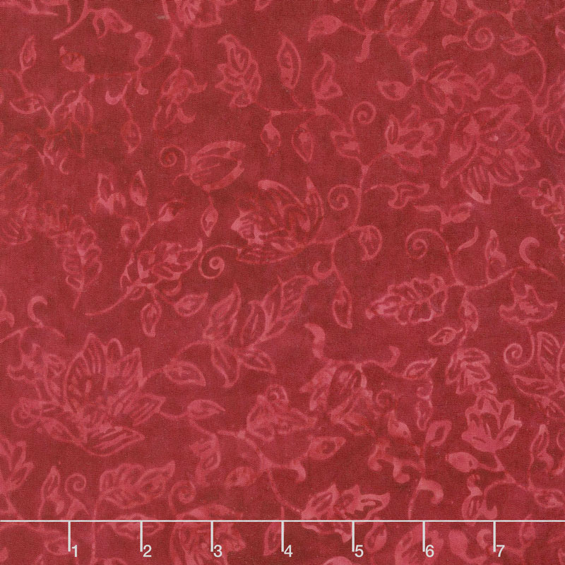 Tonga Batiks - United Vine Flowers Love Yardage