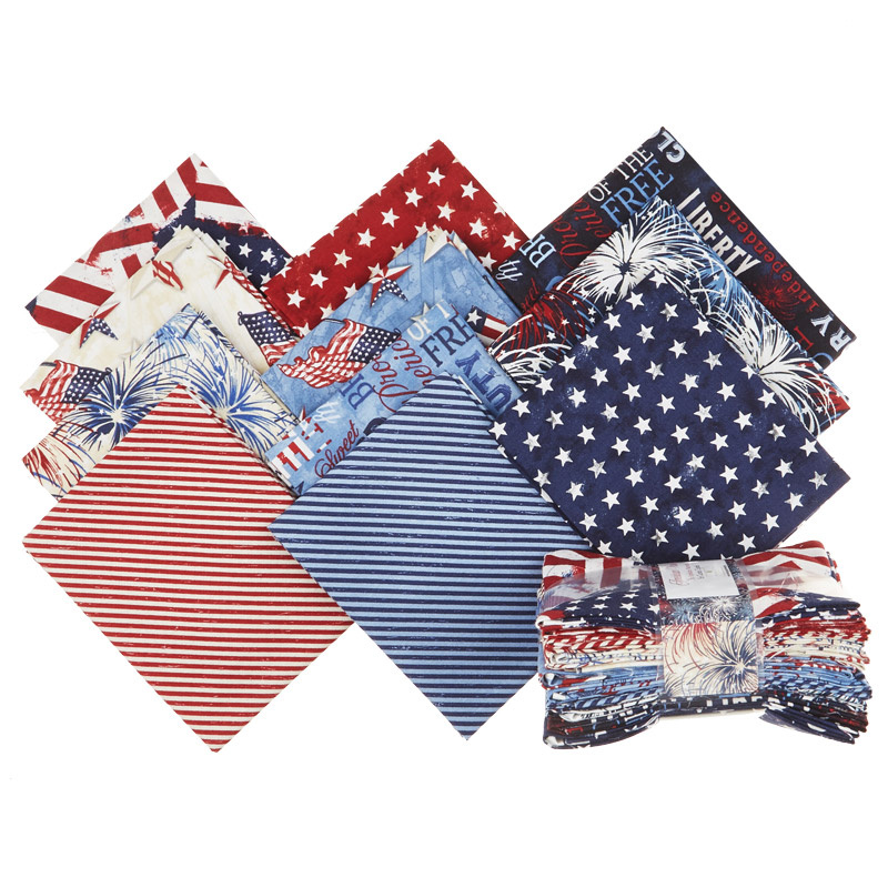 American Valor Fat Quarter Crystals