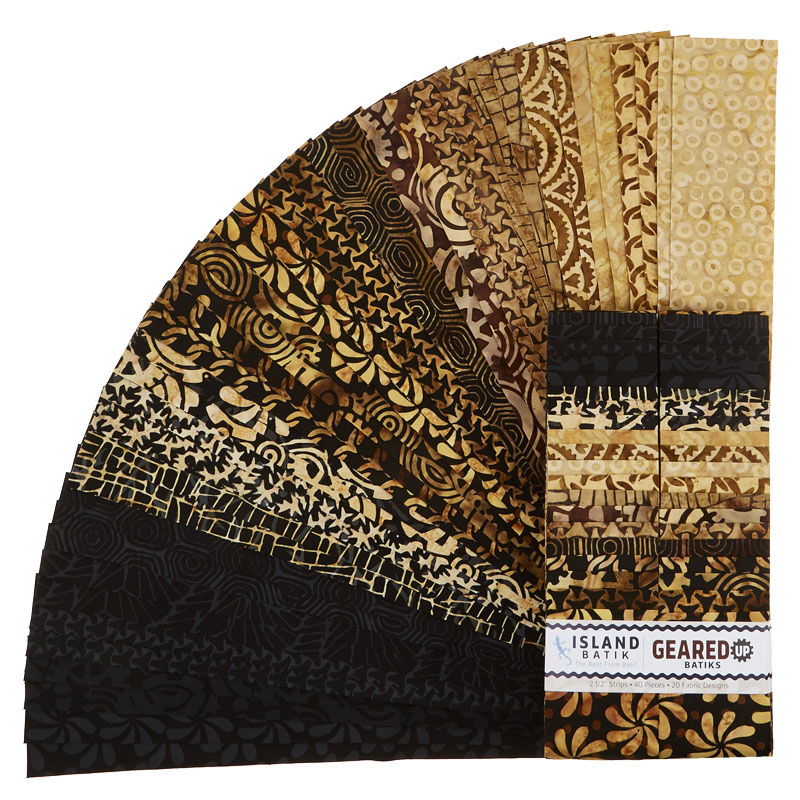 Geared Up Batiks Strips