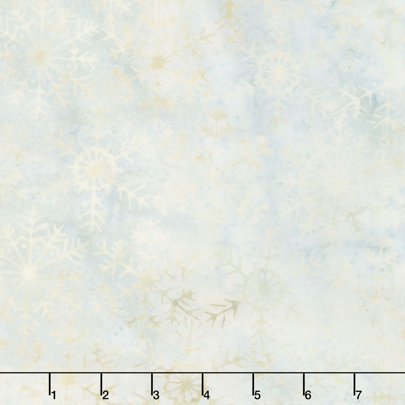 Icicle Batiks - Snowflake Ice Yardage