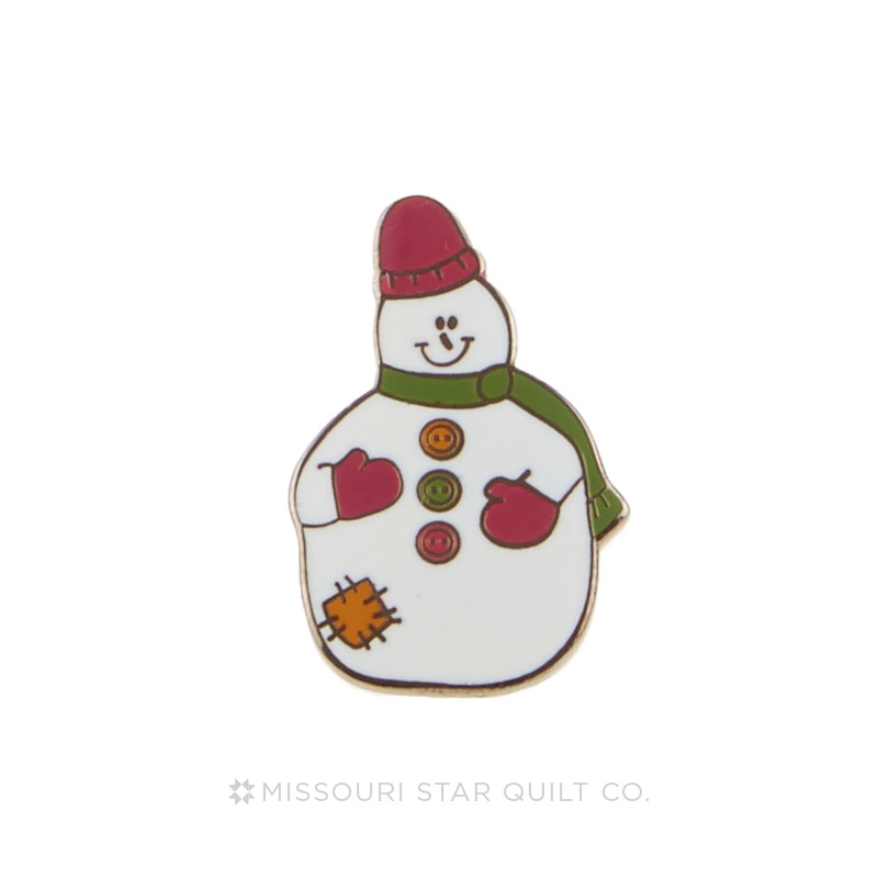Mr Snowman Pin by Pin Peddlers