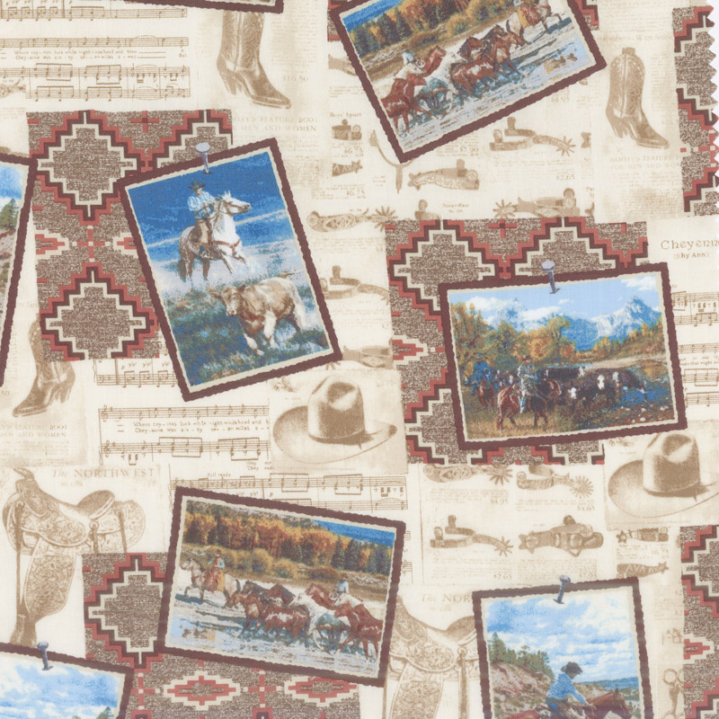 Mountain Pass - Postcards Multi Yardage