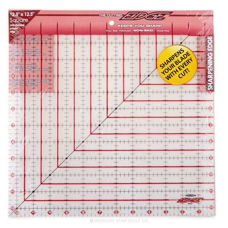 Cutting Edge Sharpening Edge Ruler 12.5" Square Sullivans