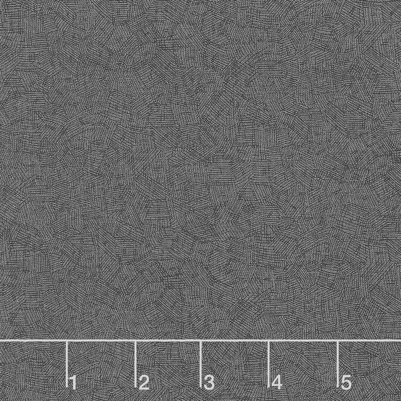 Hopscotch - Cross-Hatch My Way Graphite Yardage