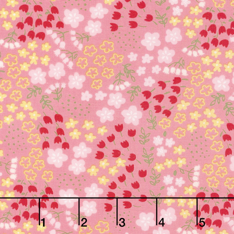 Best Friends Forever - My Garden Light Pink Yardage